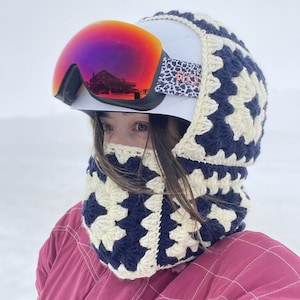 Handgemachte gehäkelte Balaclava Maske: Unisex Ski Maske