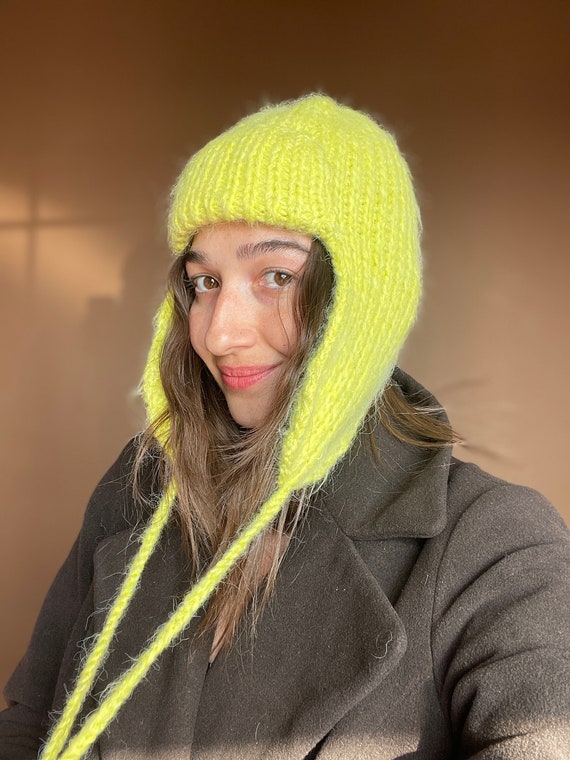 Hand Knit Warm Balaclava, Handmade Balaclava, Colorful Hand Knit Warm Balaclava, Handmade Balaclava, Colorful