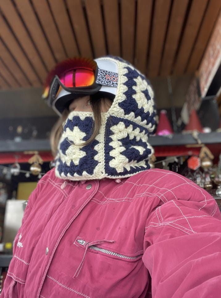 Gl2 Mask Handmade Crochet Balaclava Mask: Unisex Ski Mask - Etsy