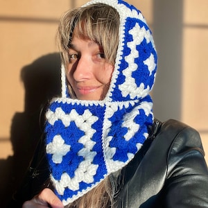 Crochet Balaclava, Granny Square Balaclava, Unisex Balaclava, Bhava&#39;s Style 6 Different Colors Balaclava, Warm Winter Balaclava, Ski Mask