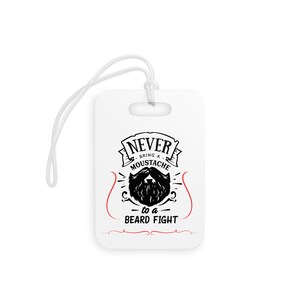 Bag Tag - Baardgevecht tas Tag - Koffer Tag - Cadeau idee - Cadeau voor hem - Cadeau voor papa - cadeau voor vriend - Baard Them Product