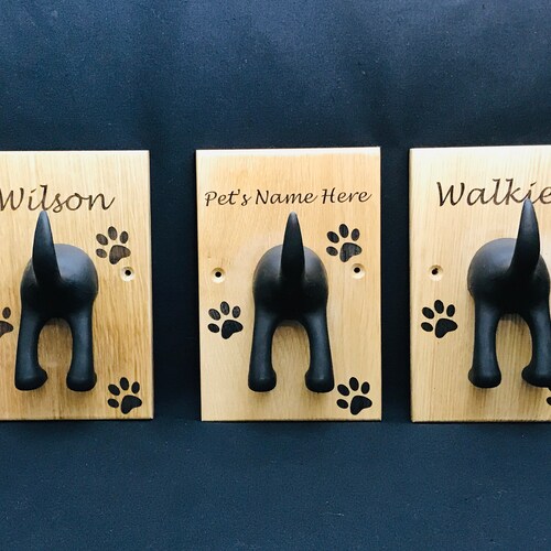 Personalised Dog Lead Holder Etsy UK