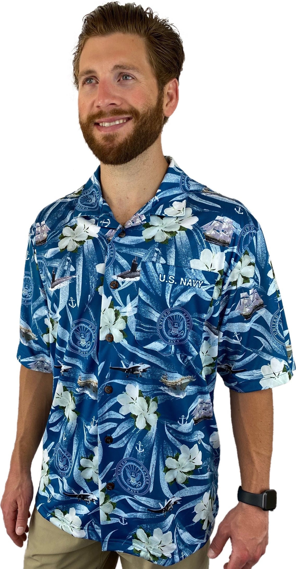 US Navy Hawaiian Shirt Bulk Quantities Available Cool Men Etsy