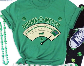 Drunk-O-Meter St Patrick/'s Day Buffalo Bills Tshirt