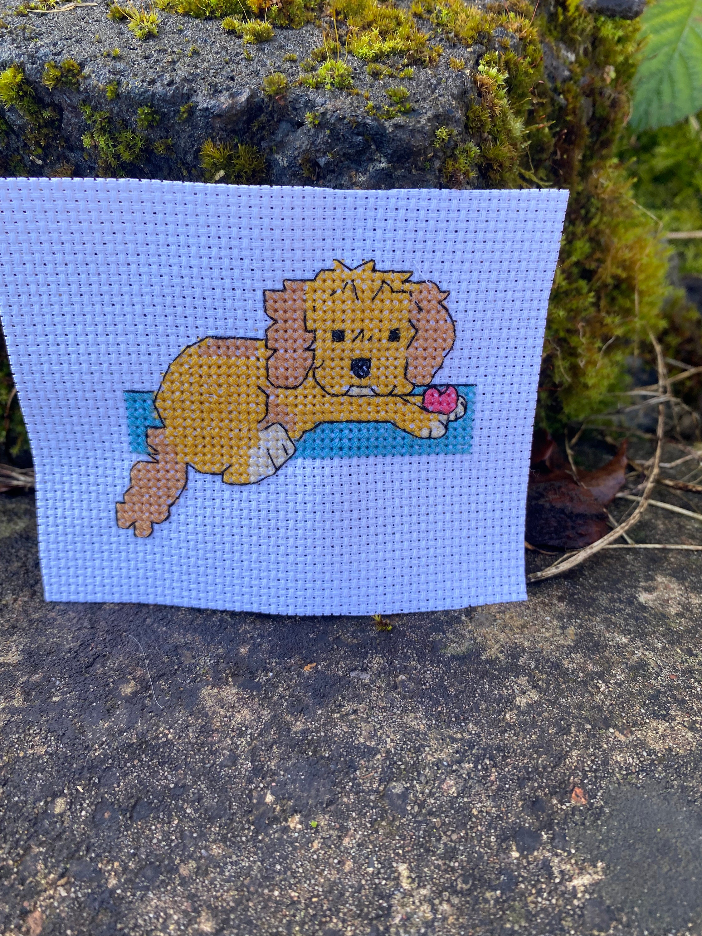 Cockapoo Small Patterns, 2 Adorable Puppies to Cross Stitch - Etsy
