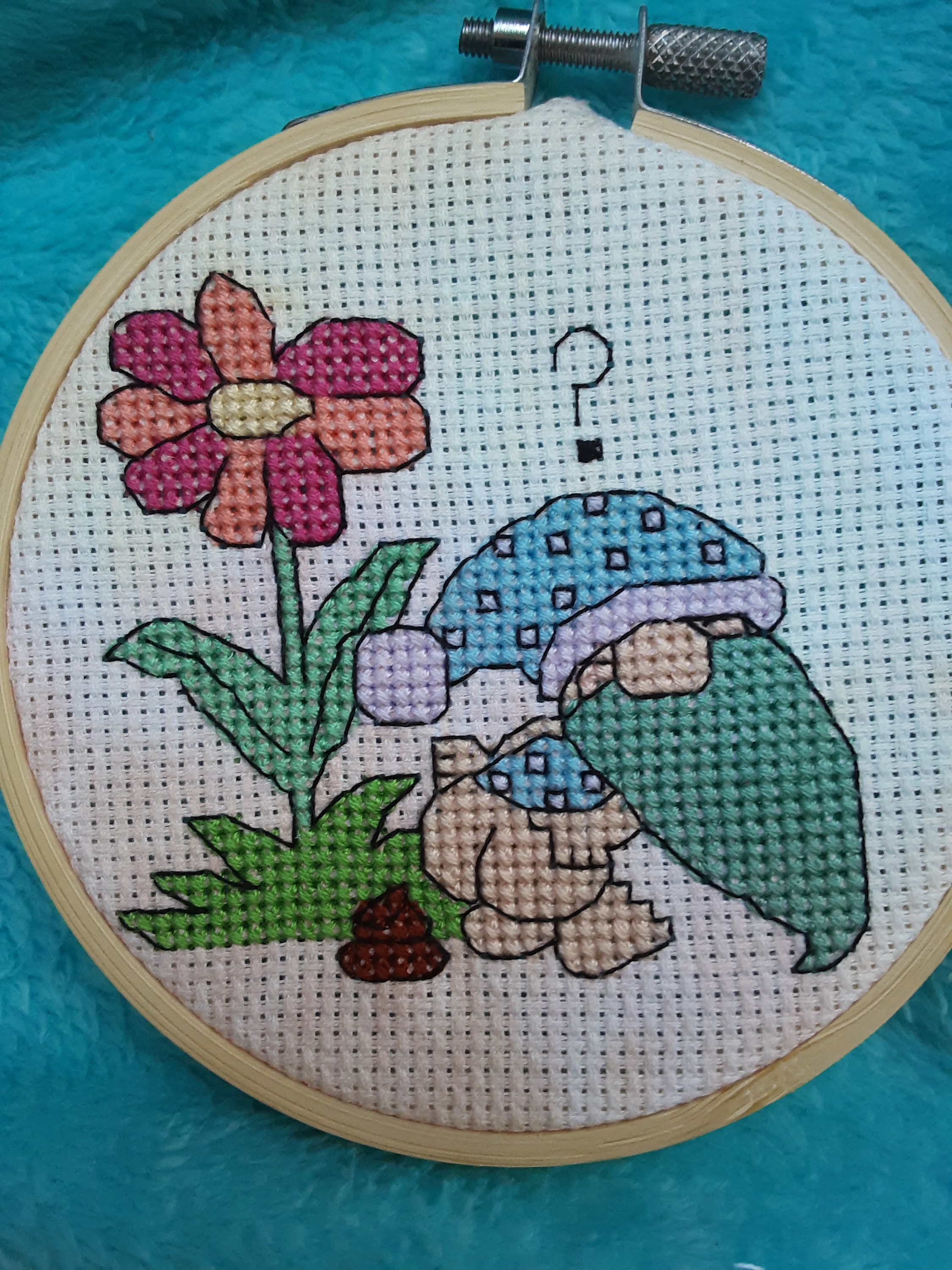 PDF cross stitch pattern gnome garden gnome cross stitch | Etsy