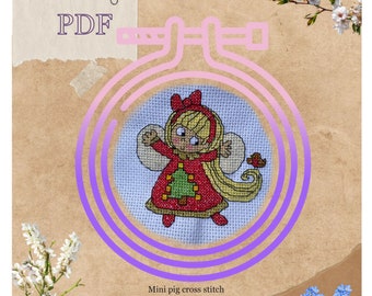 Christmas Fairy Cross Stitch Pattern - Etsy