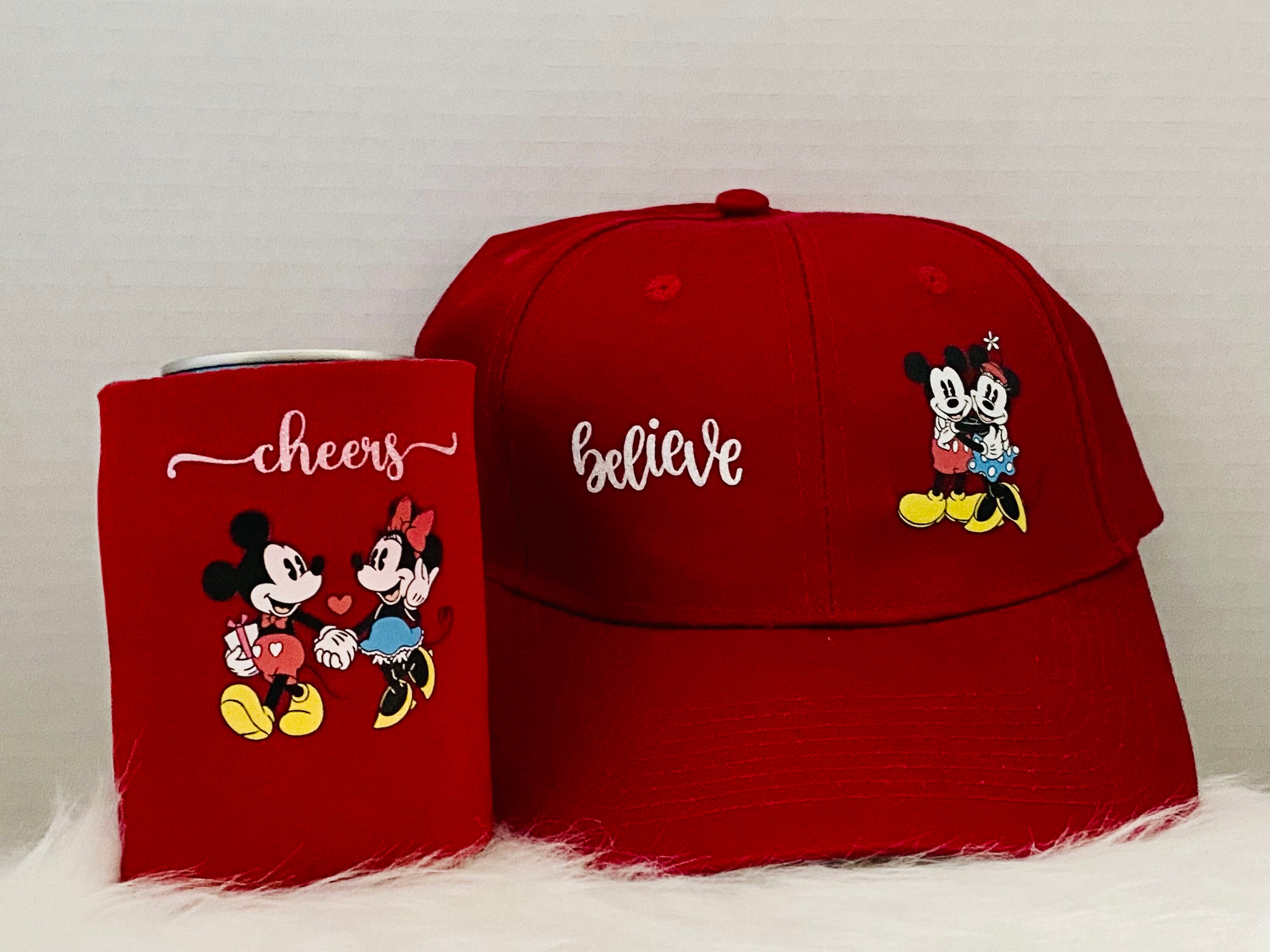 Customize Mouse Cap Set, Mickey Cap, Woman Cap Etsy