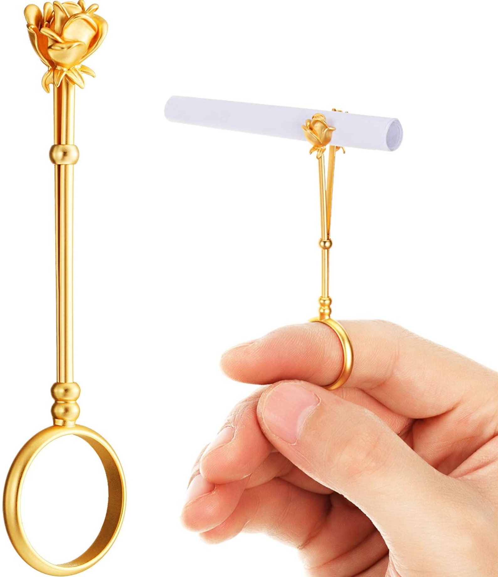 Gold Rose Joint Holder / Cigarette Holder / Smoke Finger Ring Etsy