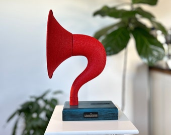 Unique Gift for the Home, Furniture and Home Decor, Acoustic iPhone Speaker, Gramophone iPhone Passive Speaker, Valentine Home Decor