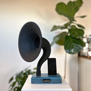 Acoustic iPhone Speaker, Gramophone iPhone Passive Speaker, Valentine Home Decor, Valentines Day Gift, Valentines Day Decor, Home Gift image 6