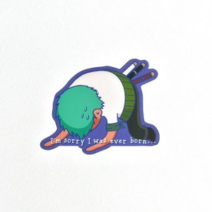 one piece sleeping zoro Sticker for Sale by mayvsantillan