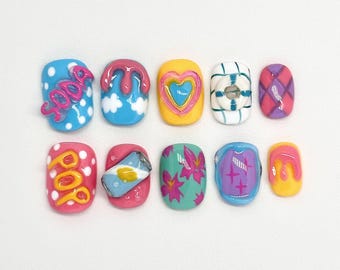 Soda Pop by Saja Boys Nail Set (Demon Hunter)
