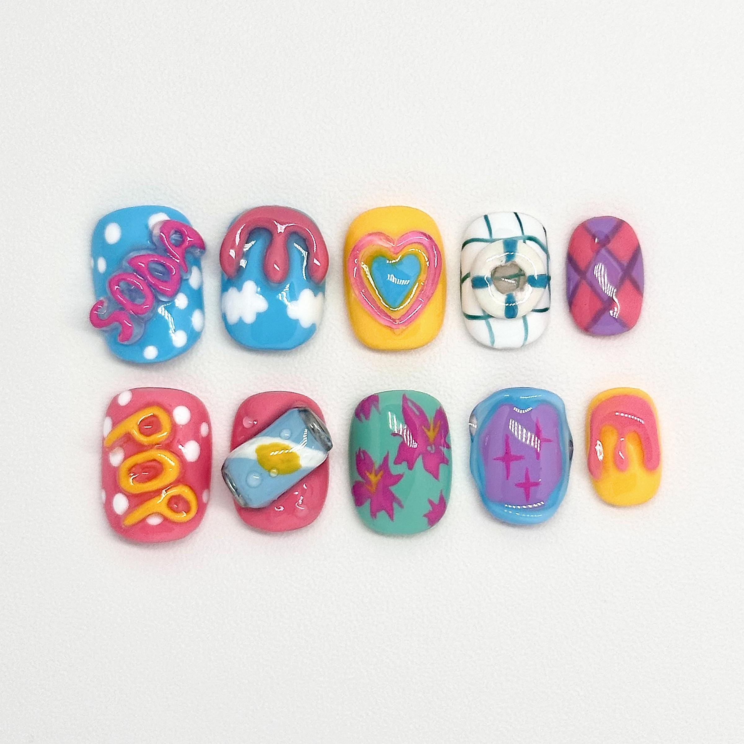 Soda Pop by Saja Boys Nail Set (Demon Hunter)