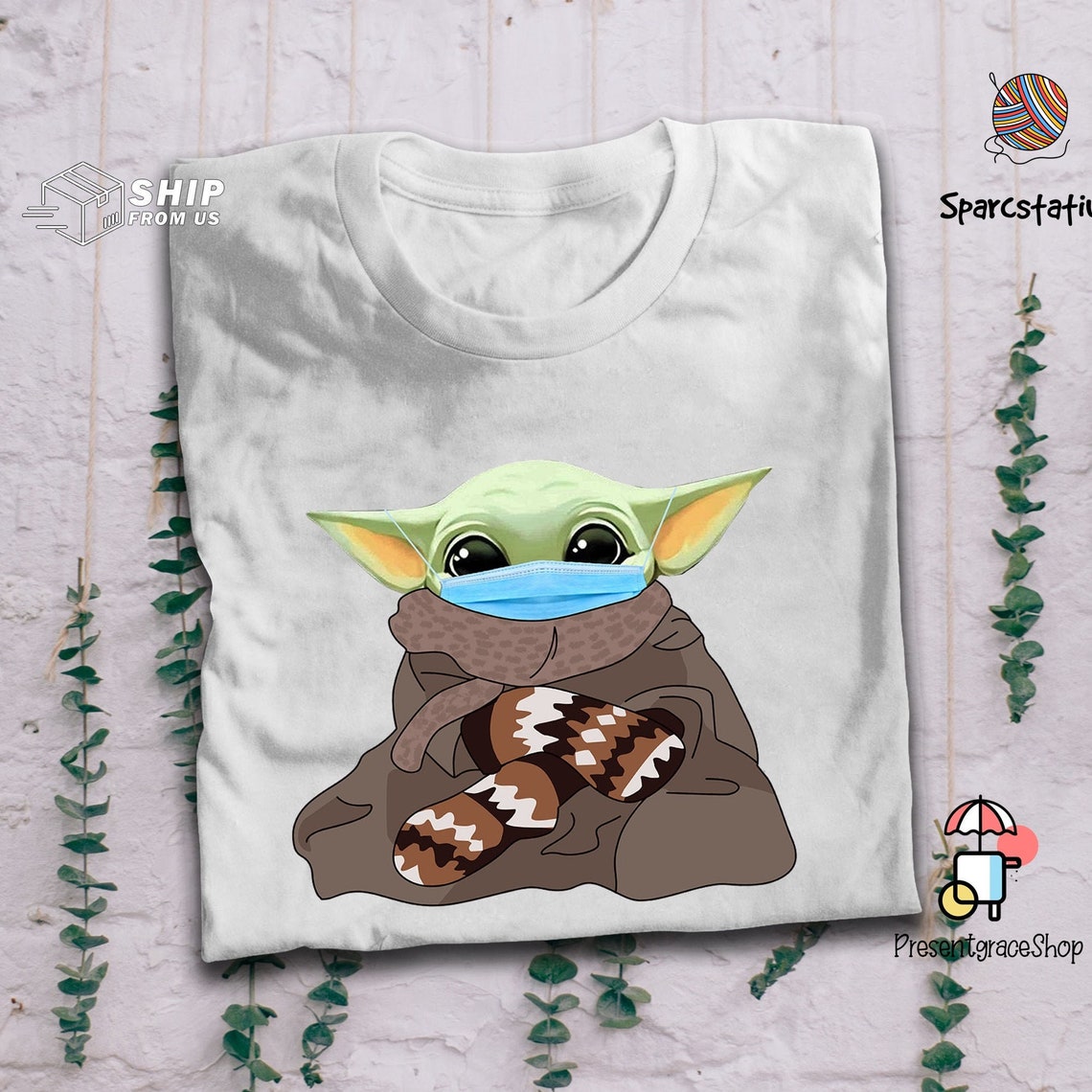 Cute Child T Shirt Baby Yoda Star Wars T Shirt Baby Yoda Etsy
