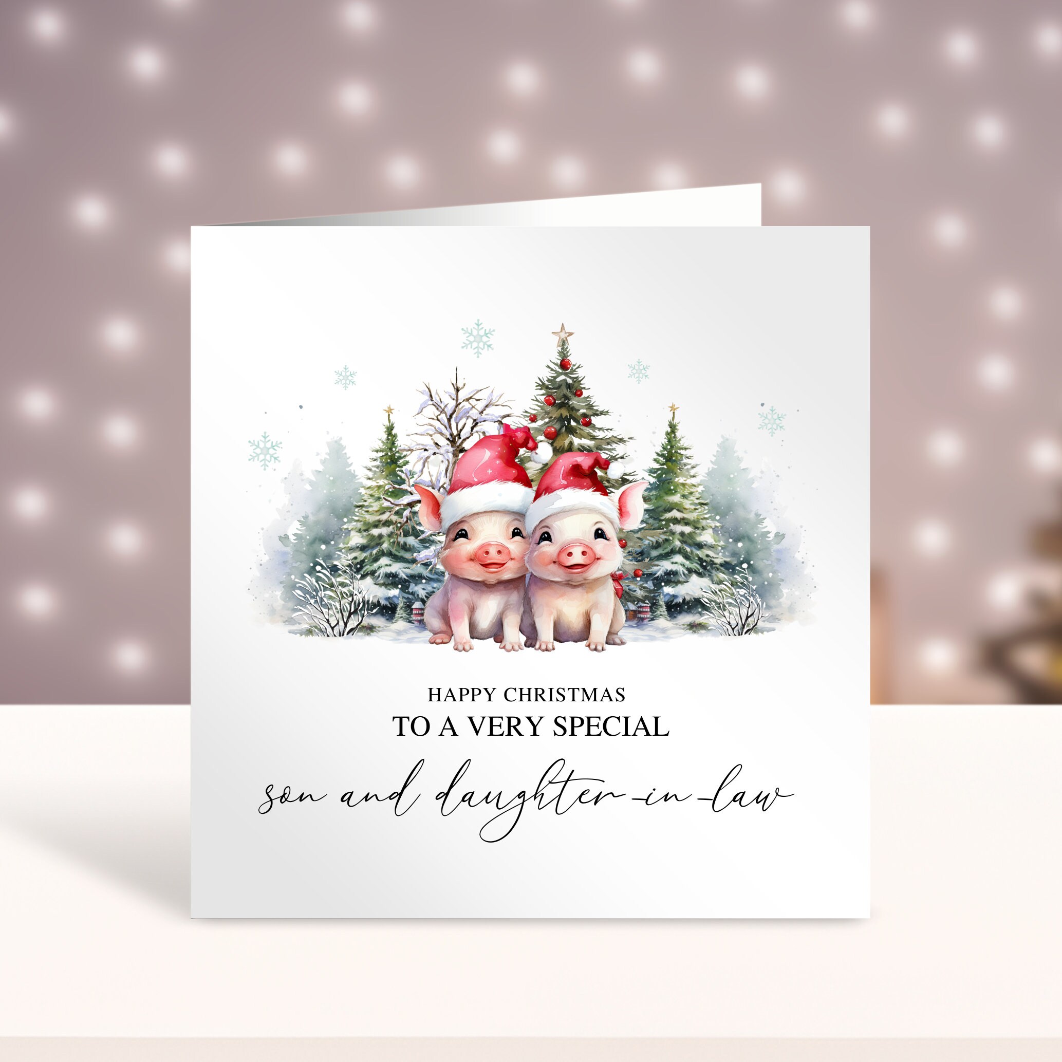 Personalisierte Weihnachtskarte Tochter Enkelin Nichte Schwester