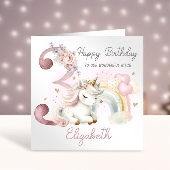 Geburtstagskarte Für Enkelin – 3. Geburtstag In Roségold & Boho-Design Von Oma & Opa