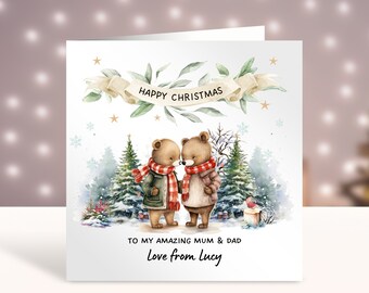 Biglietto di Natale per zia e zio, con scritta Special Couple