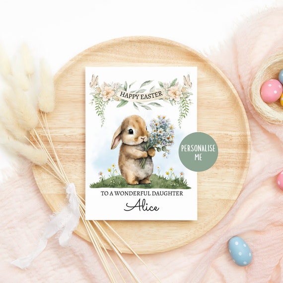 Happy Easter Card To My Granddaughter | Zazzle