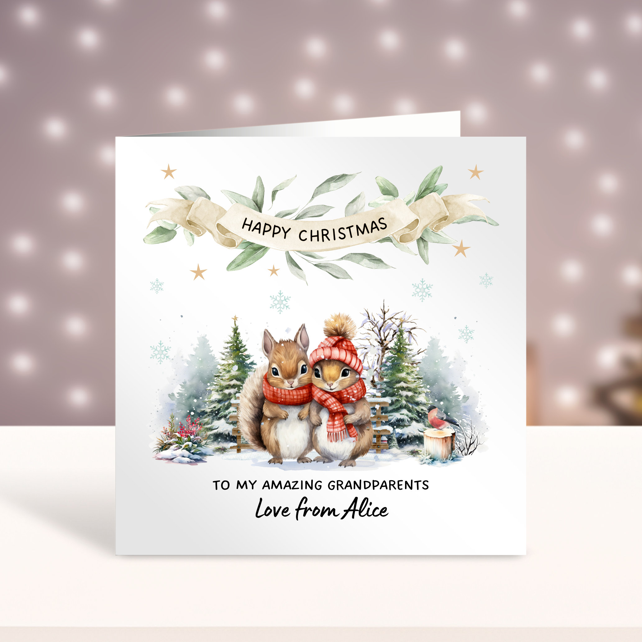Hunts England Cartoline Hunts England Biglietto Natale Per Figlia