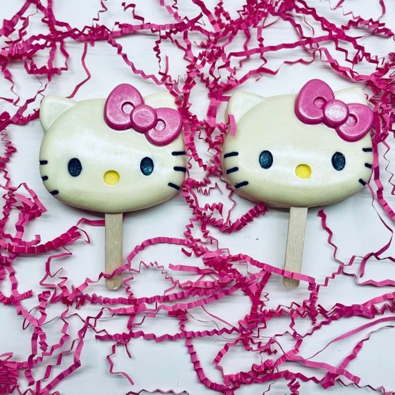 1/2 Dozen Hello Kitty Cakepops Large Cake Pop Treats Birthday Etsy