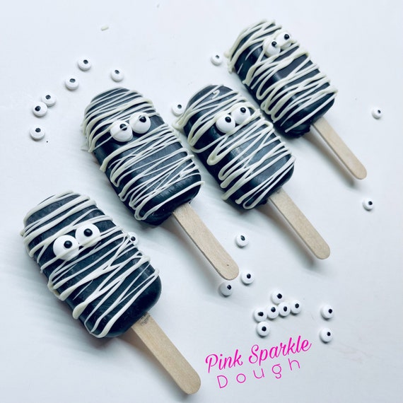 1/2 Dozen Mummy Theme Cakesicles Halloween Treats Party Favor Etsy