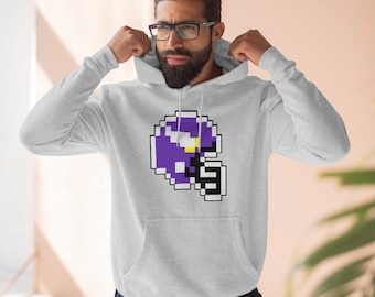 Minnesota Tecmo Style 8-Bit Premium Hoodie
