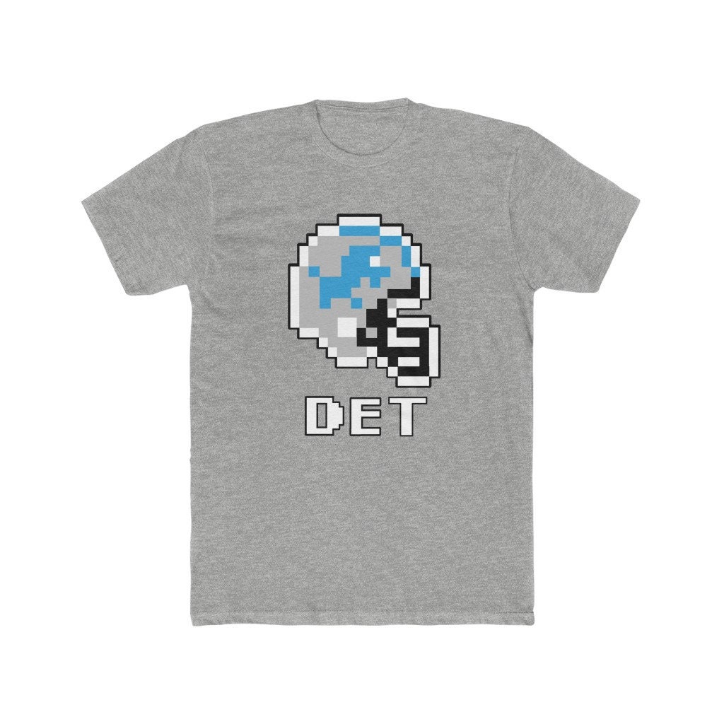 Detroit Tecmo Style 8-bit Helmet Unisex T-shirt