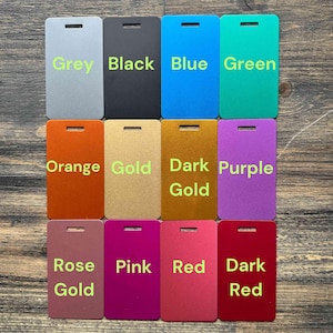 Personalized Luggage Tag, Custom Luggage Tag, Leather Luggage Tag, Travel Accessories, Monogrammed Bag Tag, Engraved Luggage Tag, Custom ID Tag,
Suitcase Name Tag, Unique Luggage Tag, Wedding Luggage Tag,
Custom Luggage Tag, Leather Luggage Tag, Travel Accessories, aluminum, lightweight, durable, Logo, Custom engraving, multiple colors, stylish, easy to spot, Stainless steel cable, secure, Waterproof, scratch-resistant, long-term use, Canada, Made in Canada, Canadian Seller, tamperproof