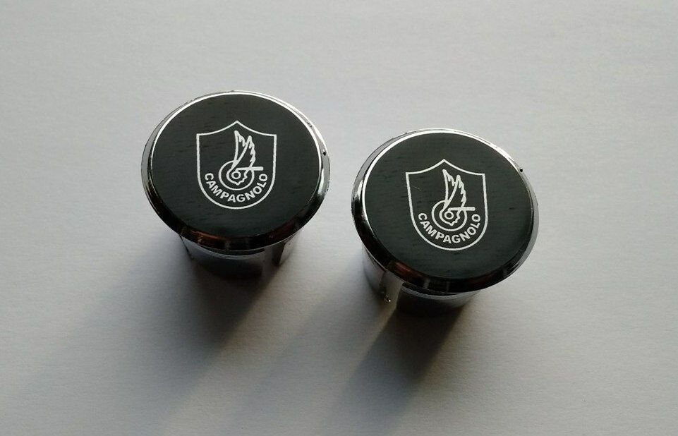Vintage style Campagnolo 50th anniversary Handlebar End Plugs 