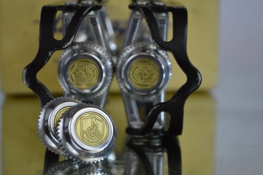 Dust Caps for Vintage Campagnolo 50th Anniversary Pedals NEW Super