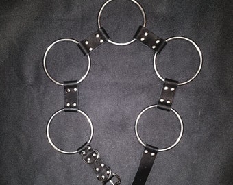 Punk O Ring Belt Etsy Punk O Ring Belt Etsy