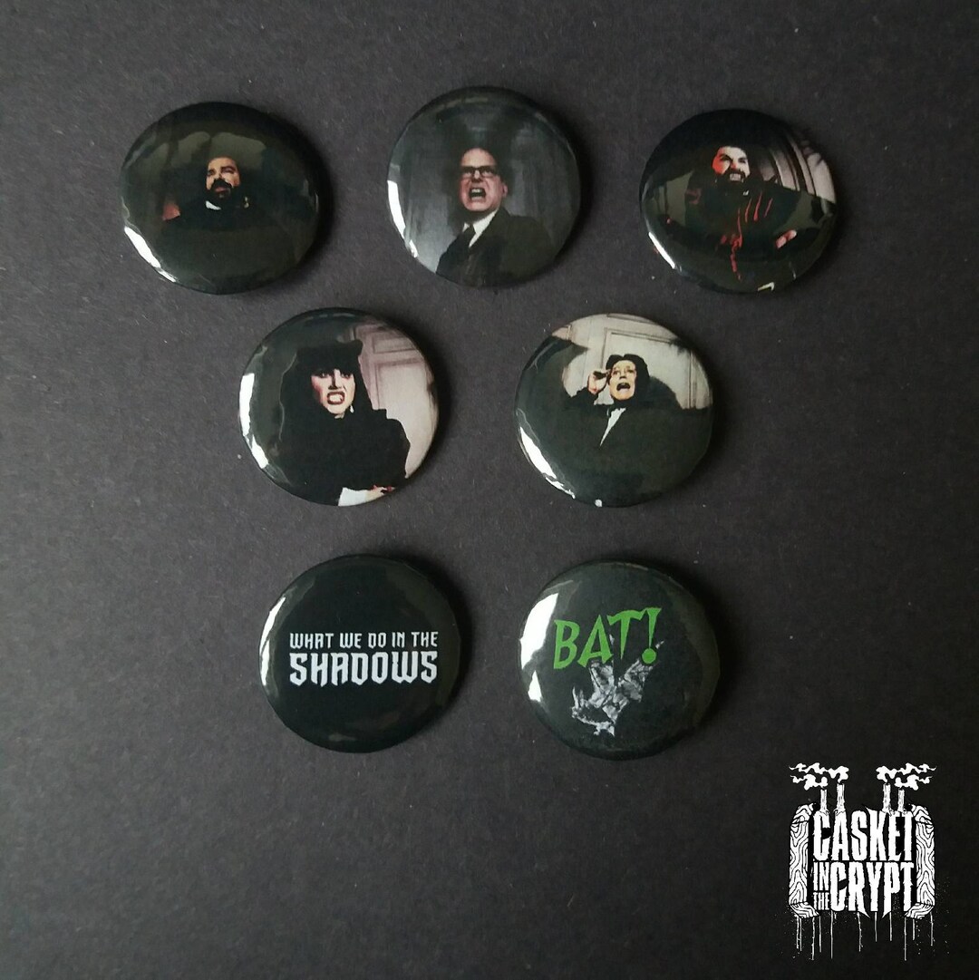 What We Do in the Shadows Pin Button Badge Set 1 Horror Vampire - Etsy