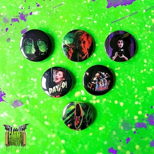 Beetlejuice badge horror movie set film merch battle vest