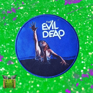 Écusson circulaire rond pour film d&#39;horreur The Evil Dead, thermocollant
