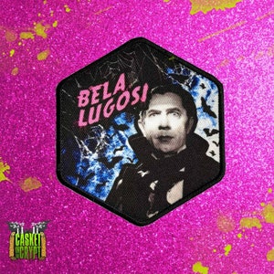 Bela Lugosi Drácula Vampiro Gótico Patch Estampado Ferro em Horror
