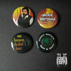 Jackie Daytona 4 badge set - What We Do In The Shadows