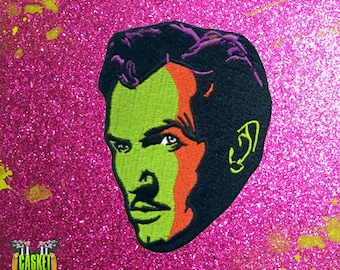 Vincent Price Iron On Embroidered Patch Hammer Horror Battle Vest