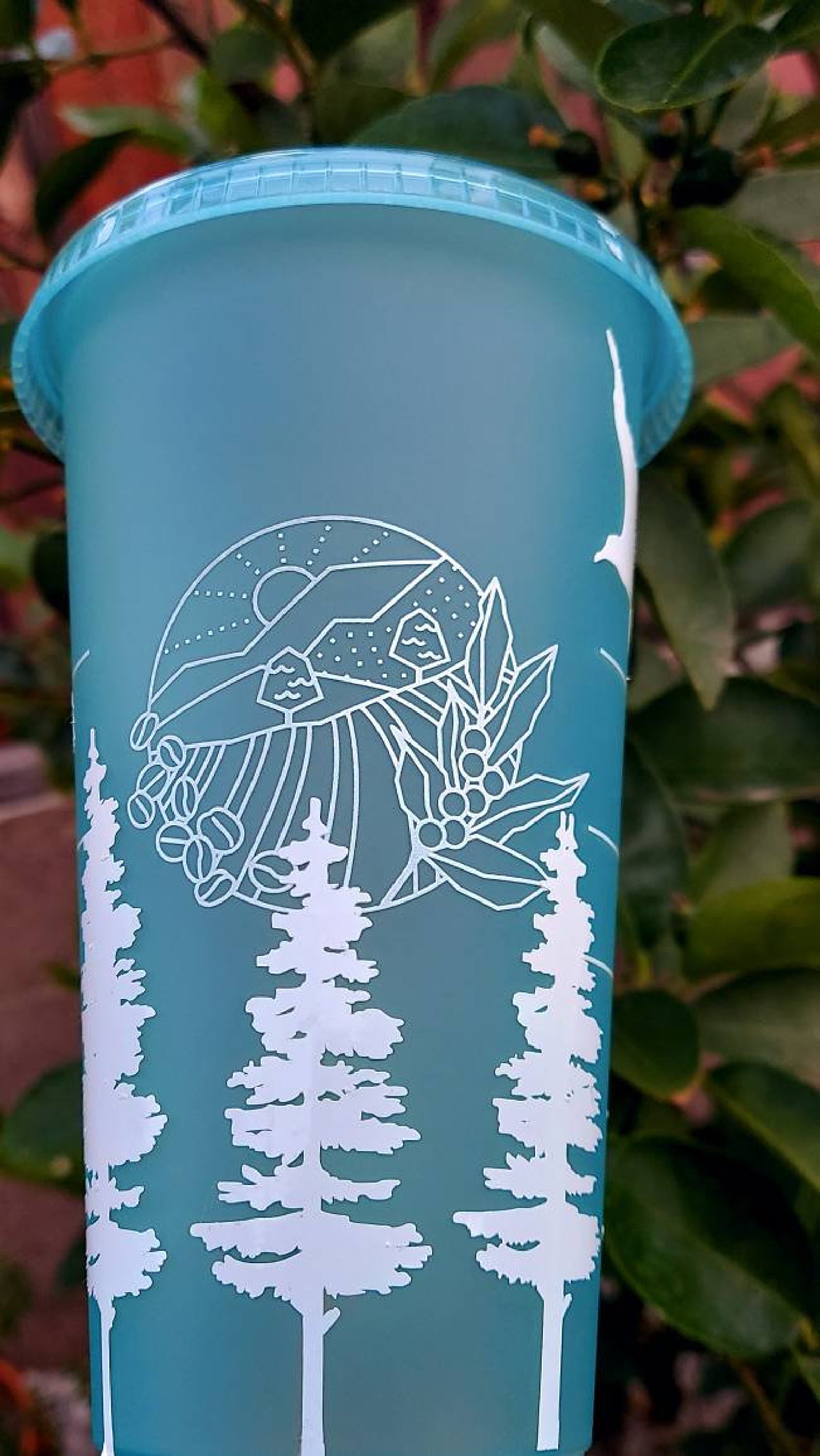 Forest limited earth day starbucks cup Etsy