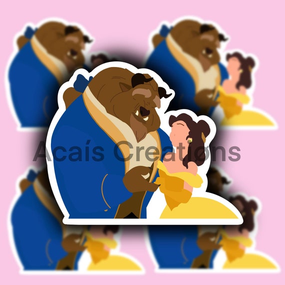Disney Couples Vinyl Stickers 