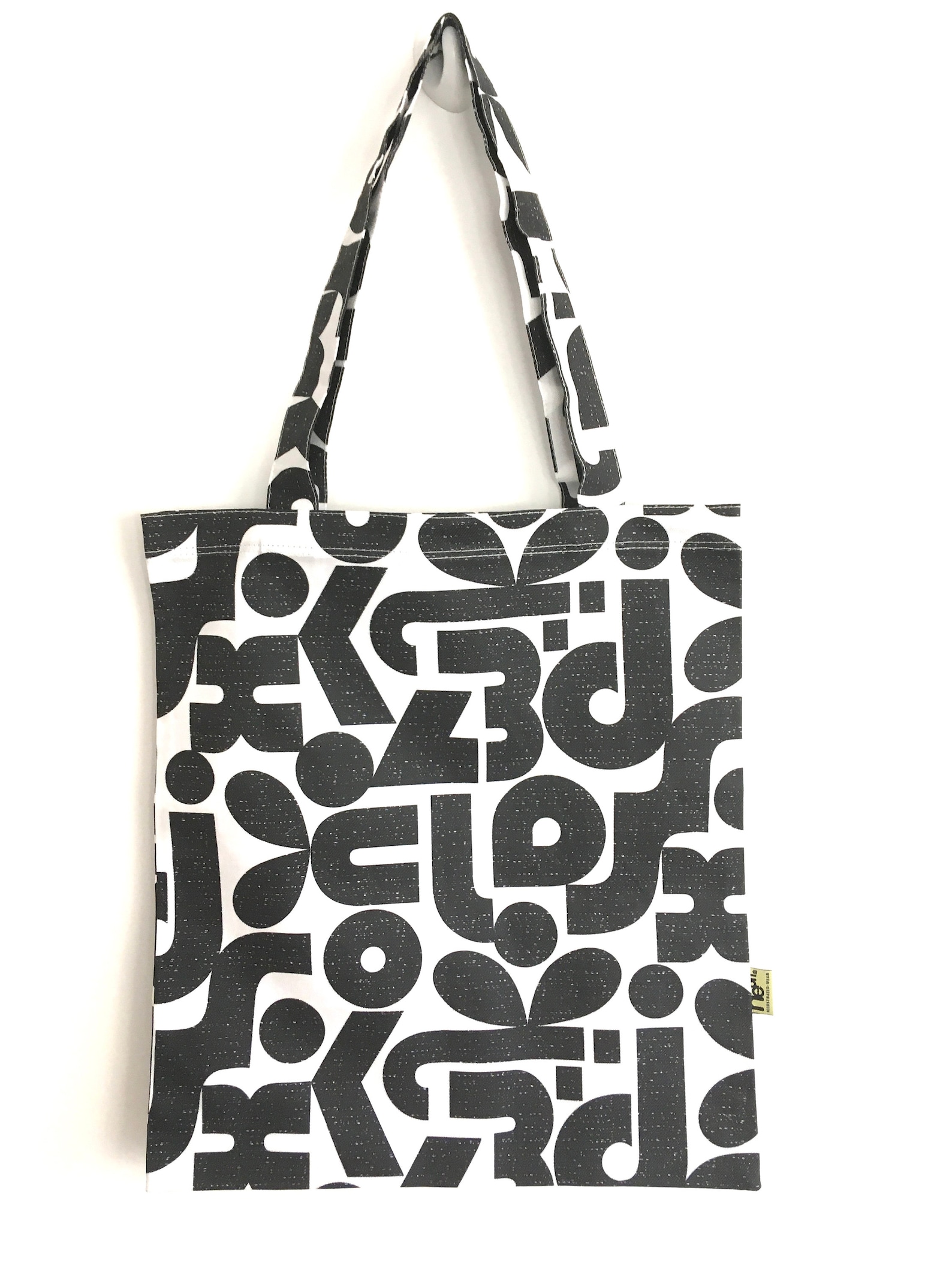 Typo Tote Bag Diseño inspirado en Bauhaus Gift Idea Etsy