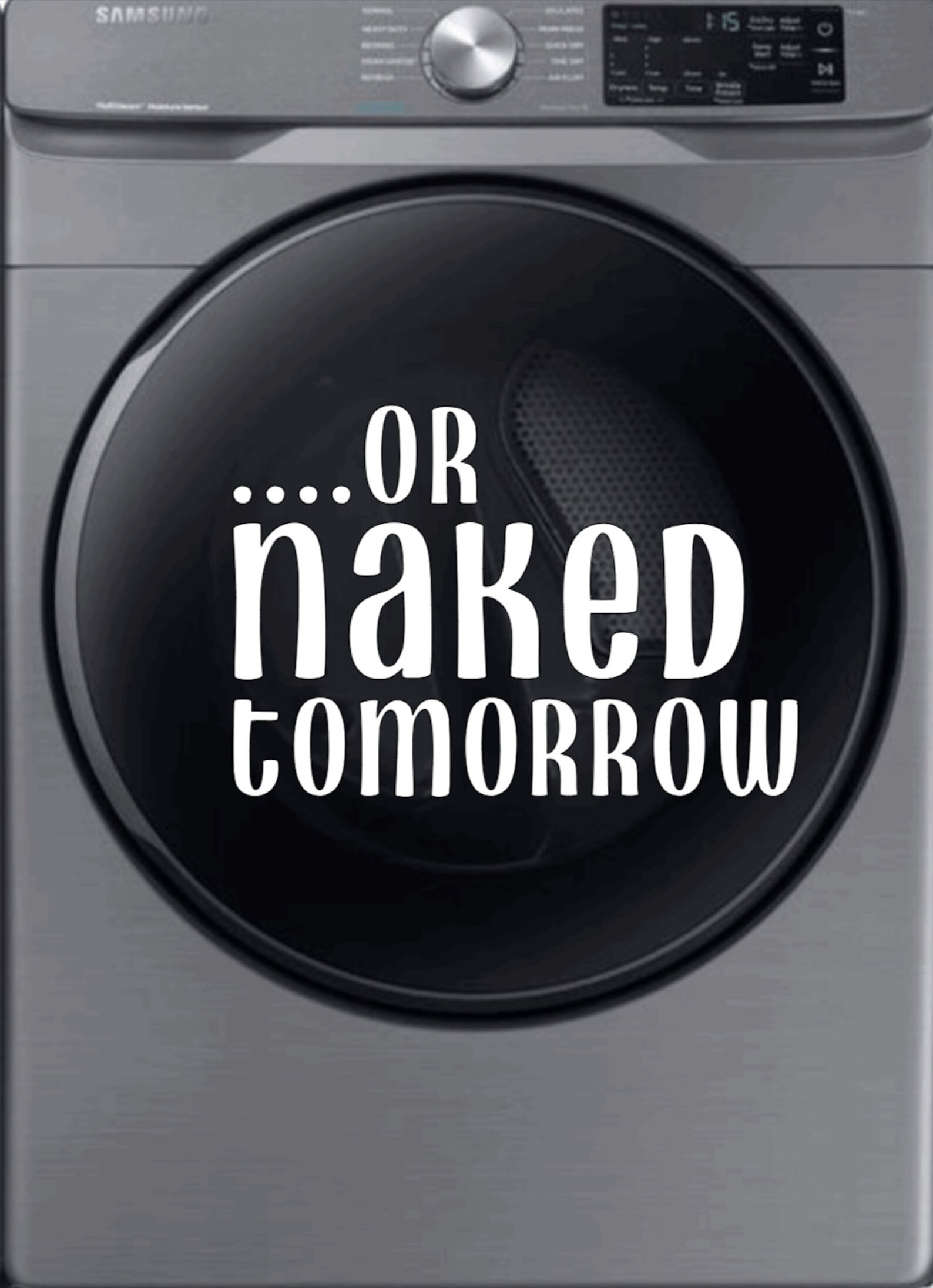 Laundry Today or Naked Tomorrow Decal Etsy