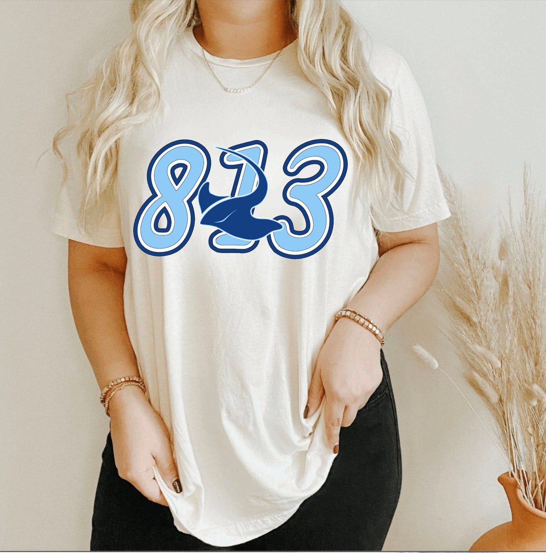 813 Tampa Shirt 813 Rays Shirt Tampa Bay Rays Shirt Etsy