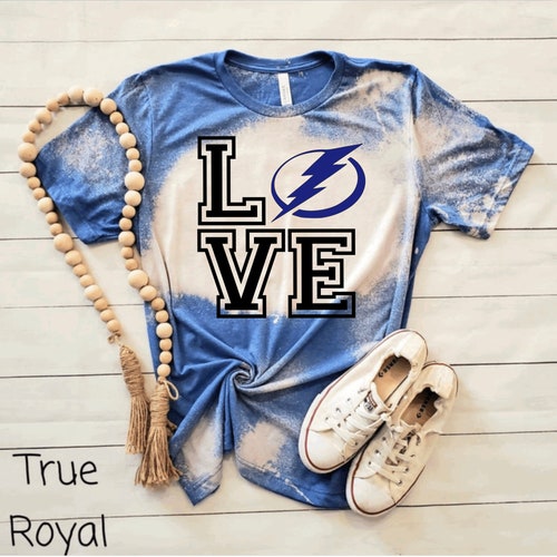 tampa bay lightning tie dye shirt