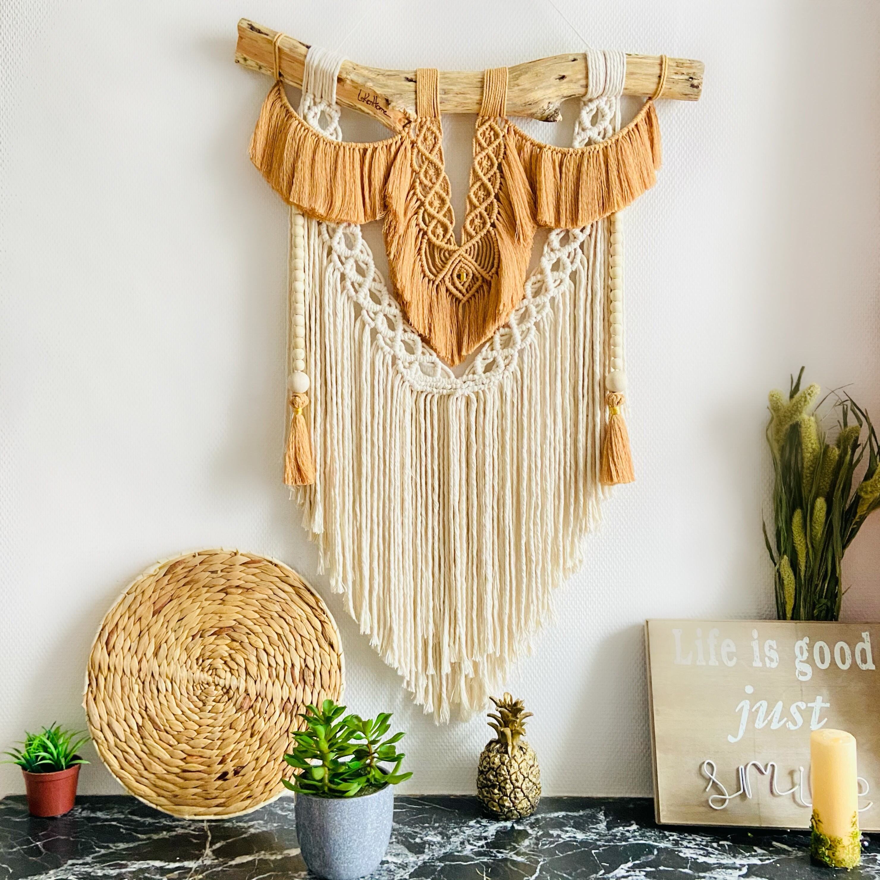 Tenture Murale, Déco Murale Macramé Kemba