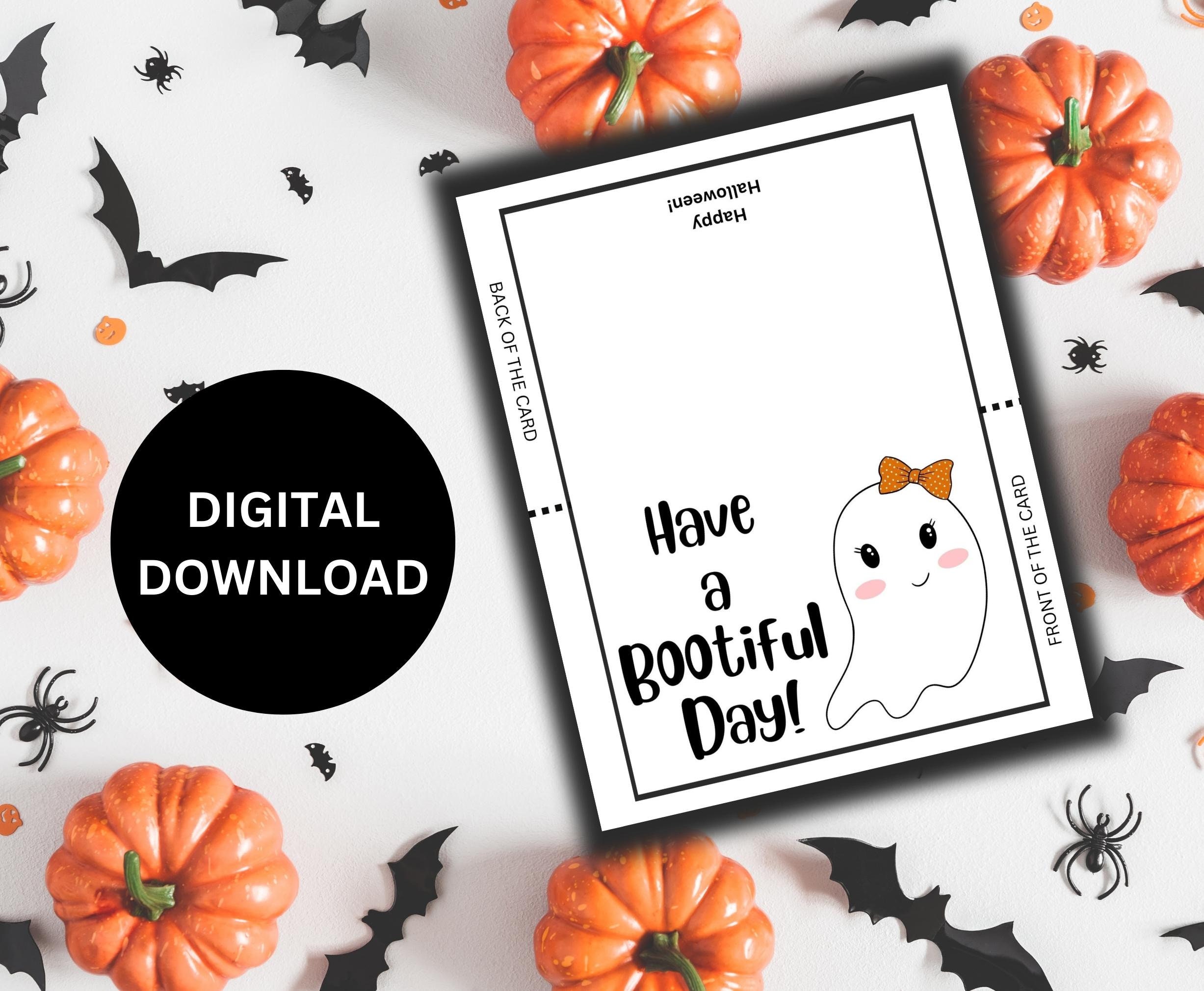 Printable Halloween Greeting Cards, Greeting Cards, Halloween Download ...