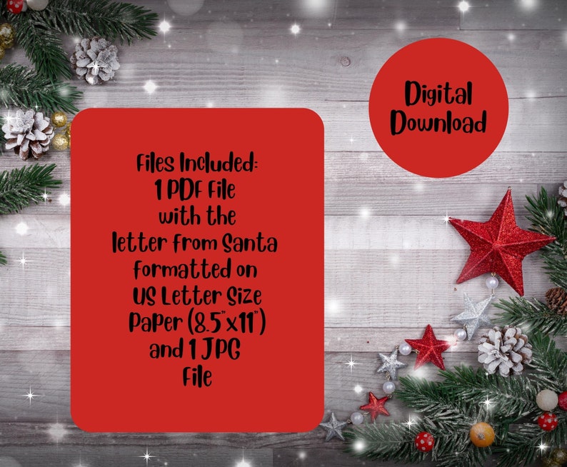 Editable Official Letter From Santa Template, Letter From Santa ...
