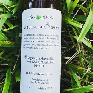 Natural Deet-Free Bug Spray | Organic Insect Repellent