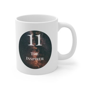 11 Numerology Mug | Ceramic Mug 11oz | Numerology Mug | Spiritual Number | Coffee Mug | The Inspirer