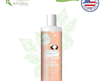 Natürliche Hund Shampoo | empfindliche Haut | Bio Aloe Vera | Kamillenextrakt | Jojoba Oil | Befeuchtende | 16oz